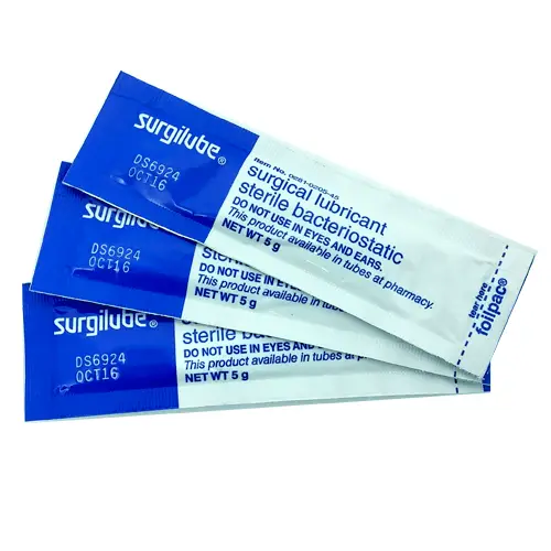 Surgilube Lubricating Jelly Foil Packets 3 gram 144/box