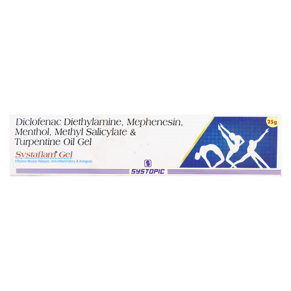 2x Systopic Systaflam Gel - 25gm - Pack of 2