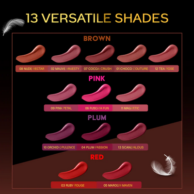 Faces Canada Comfy Matte Wow Liquid Lipstick - Maroon Maven 05