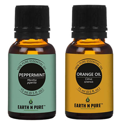 Earth N Pure Orange & Peppermint Essential Oils