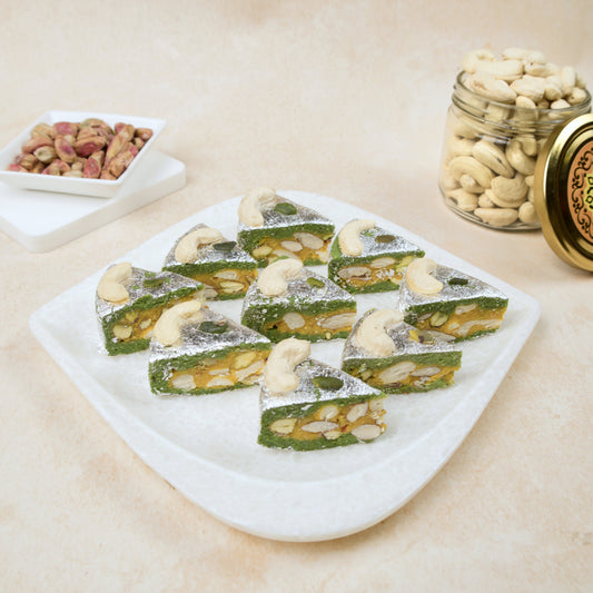 Purshottam Sweets Pista Tacos - 500 gms