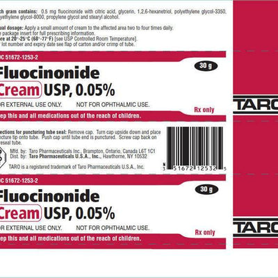 Fluocinonide Cream 0.05% (Rx)