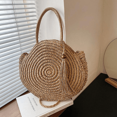 Basket Straw Sling Bag for Women