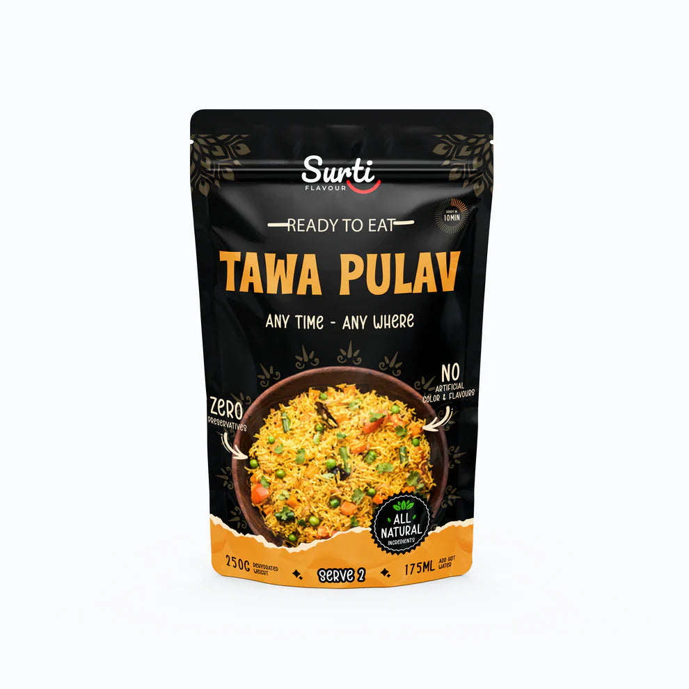 Surti Flovour Tawa Pulav | Ready To Eat 250 gms
