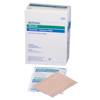 Telfa Adhesive Island Dressing 3 x 4 inches, Sterile