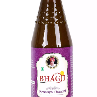 Bhagji Kesariya Thandai Sharbat | 750 ML