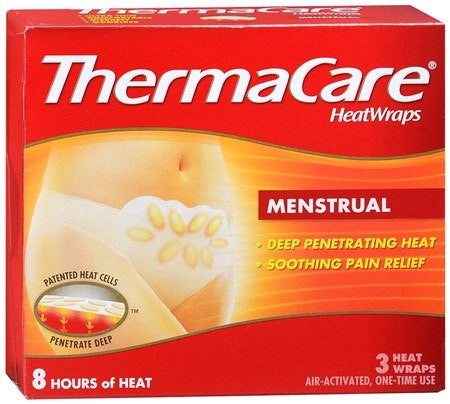 ThermaCare Menstrual HeatWraps 3/Box