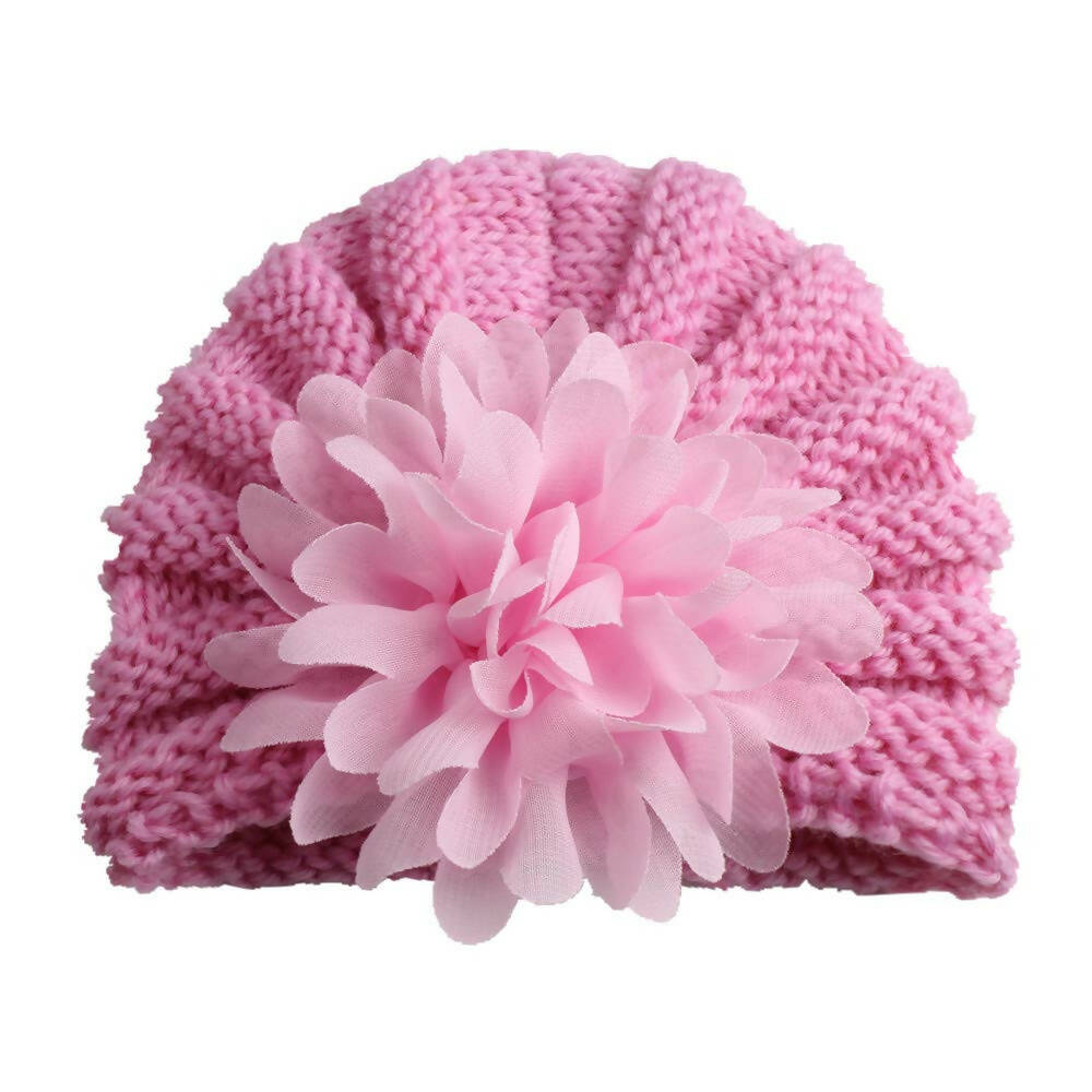 BabyMoon Baby Knitted Flower Cap