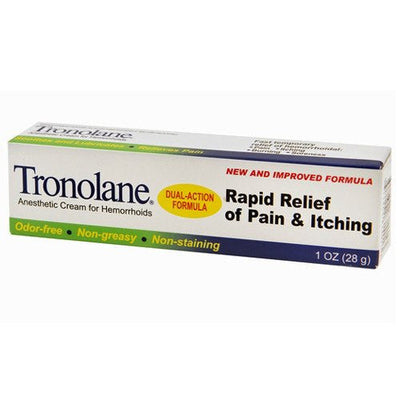 Tronolane Anesthetic Cream for Pain Relief 1 oz