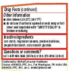 Tylenol Regular Strength Pain Reliever 325mg 100 Tablets