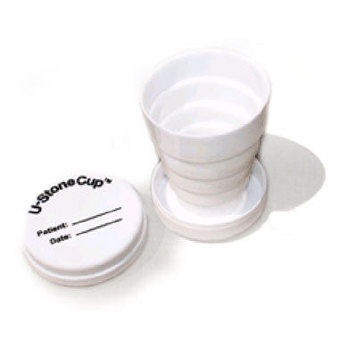 Kidney Stone Collection Cup StoneScreen Collapsible Plastic Strainer, 12/Pack