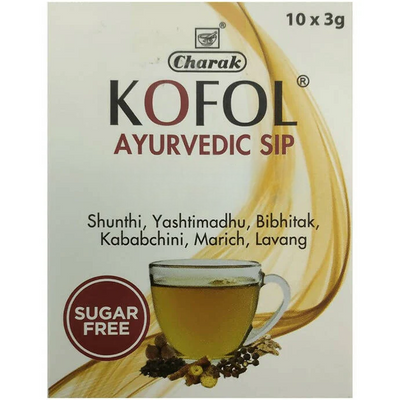 Charak Pharma Kofol Ayurvedic Sip Instant Kadha Sachet Sugar-Free