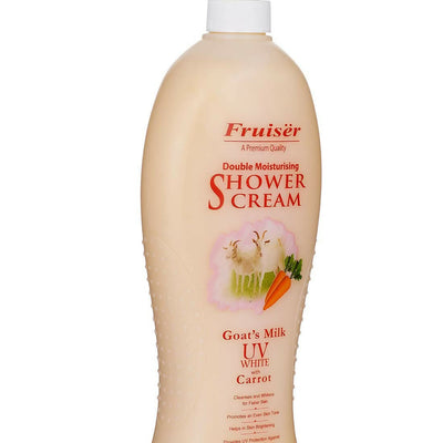 Fruiser Double Moisturising Shower Cream Goat’s Milk UV White With Carrot