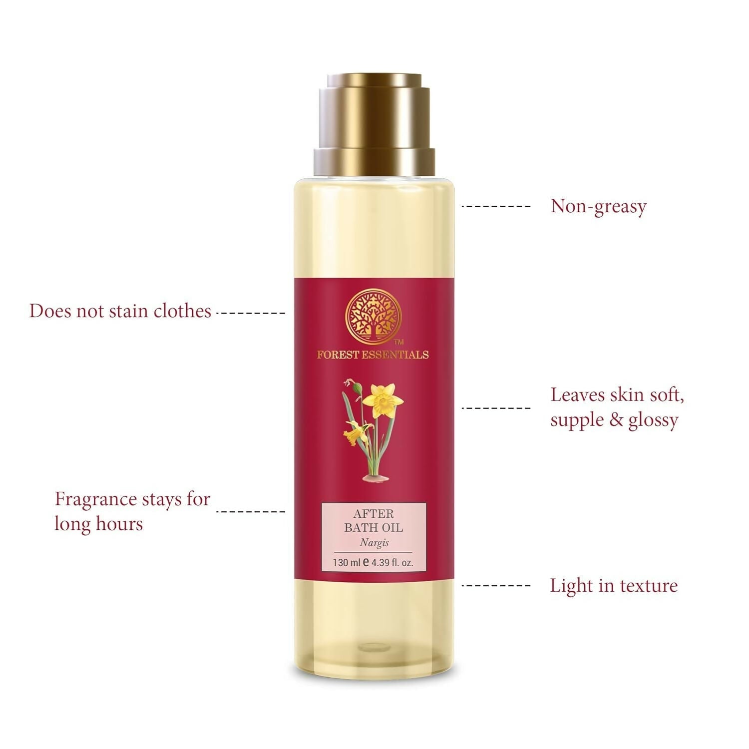 Forest Essentials After Bath Oil Nargis