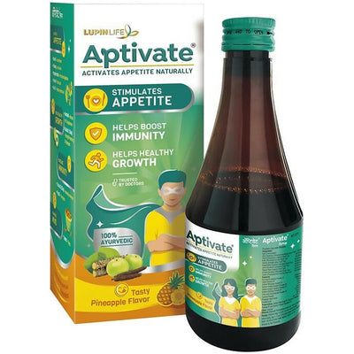 Aptivate 100% Ayurvedic For Appetite Pineapple Syrup