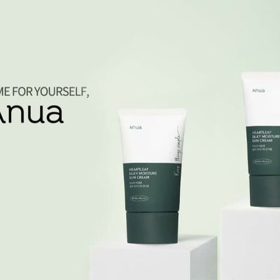 Anua Hearleaf Silky Moisture Suncream - Korean Skincare
