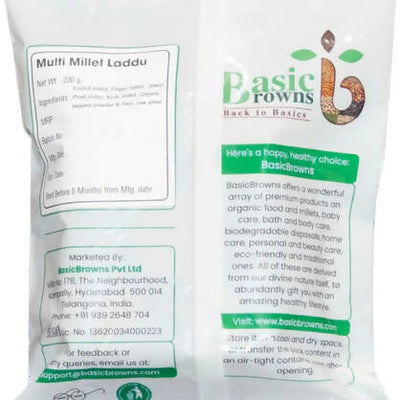 BasicBrowns Multi Millet Laddu