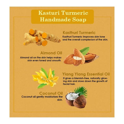 Ancient Living Kasthuri Tumeric Luxury Handmade Soap