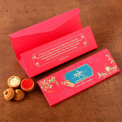 Cute Owl Polymer Clay Rakhi & Almonds Jar