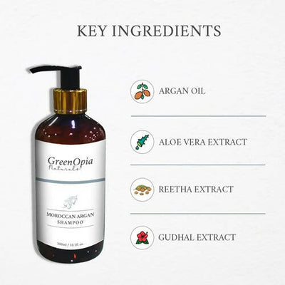 GreenOpia Naturals Moroccan Argan Oil Hair Shampoo