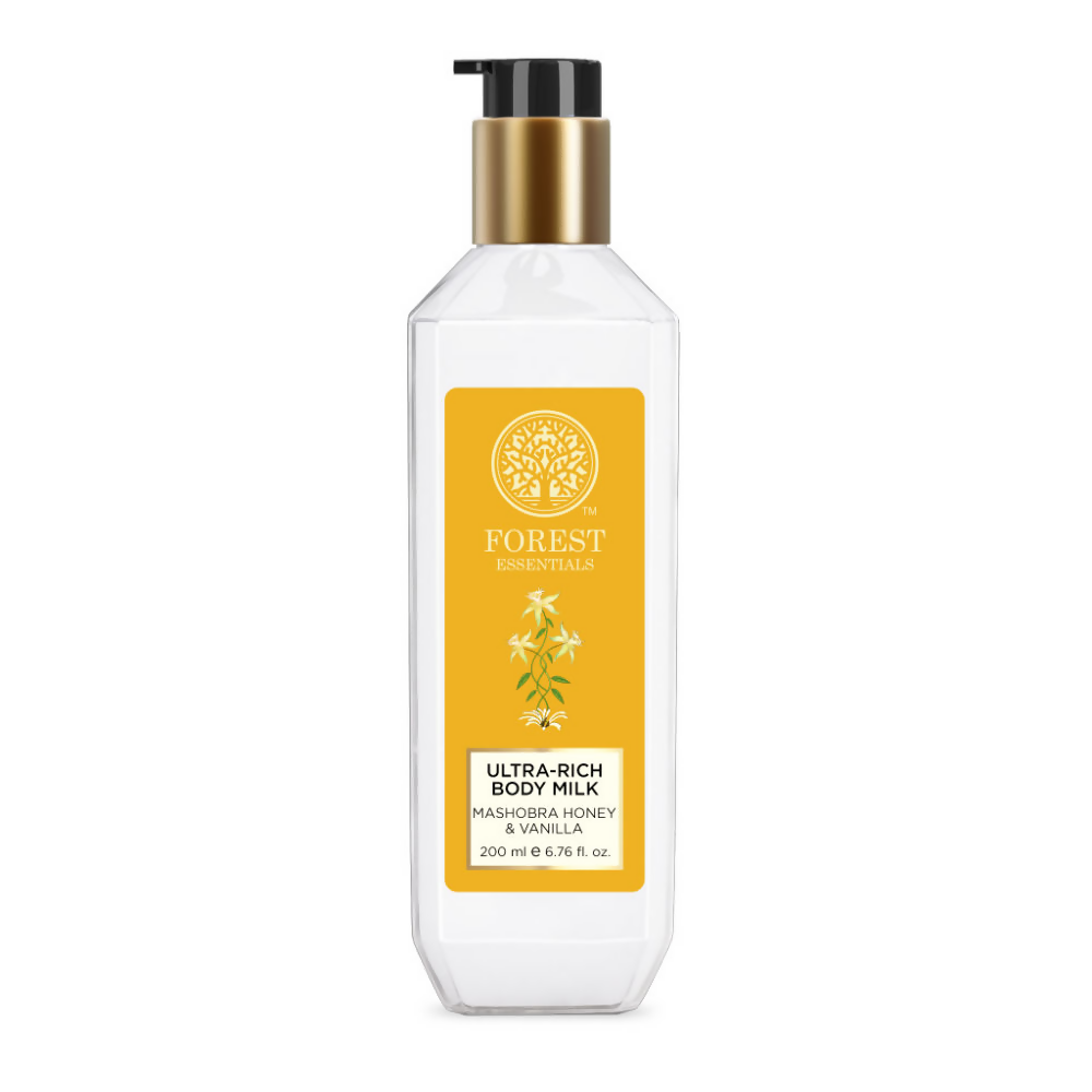 Forest Essentials Ultra Rich Body Milk Mashobra Honey & Vanilla Body Lotion