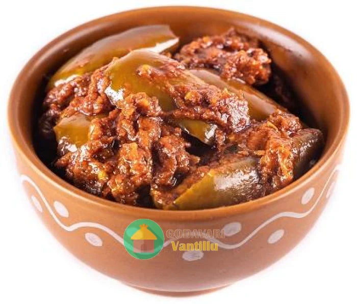 Godavari Vantillu Vankaya Avakaya (Brinjal Pickle) -  500 gms