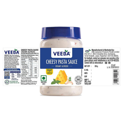 Veeba pasta sauce creamy alfredo (250 gms)