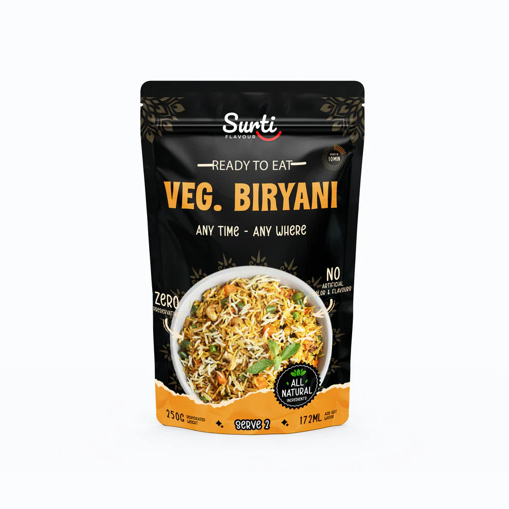 Surti Flovour Sahi Veg Biryani | Ready To Eat 250 gms
