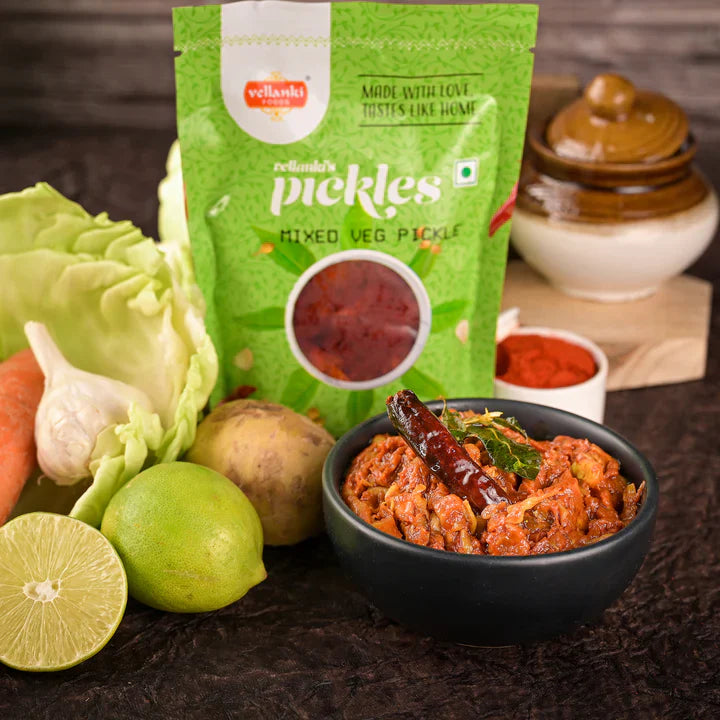 Vellanki Foods Mixed Veg Pickle 500 gms