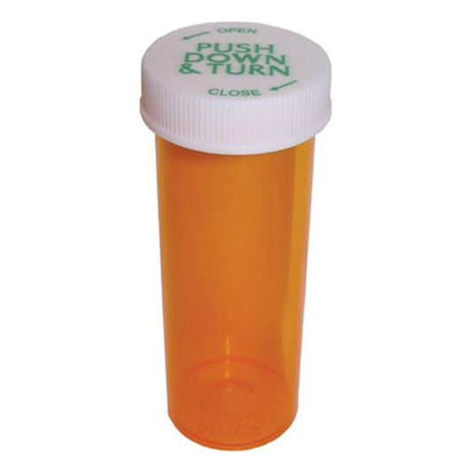 Amber Prescription Bottle 60 Dram Amber Reusable Non-Sterile