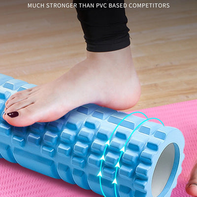 Core Balance Foam Roller For Deep Tissue Muscle Massage, Trigger Point Grid Sports Massager, Fitness Gym Physio