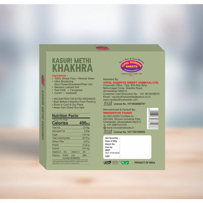 Vipul Dudhiya Methi Khakhra 200 gms
