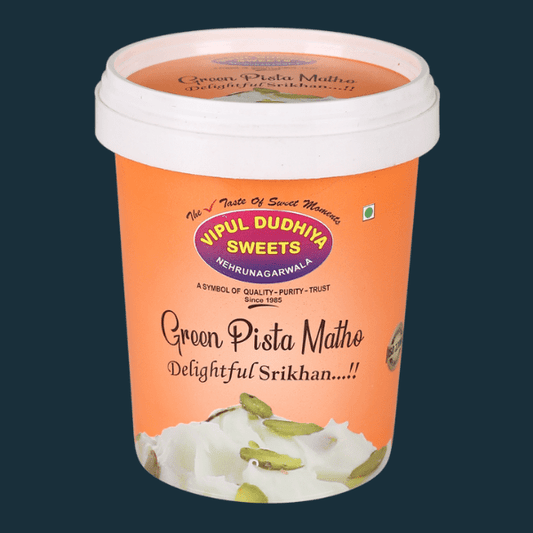 Vipul Dudhiya Sweets Green Pista Matho - 500 gms