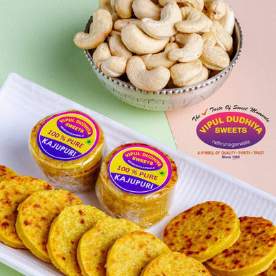 Vipul Dudhiya Sweets Kaju Puri - 500 gms