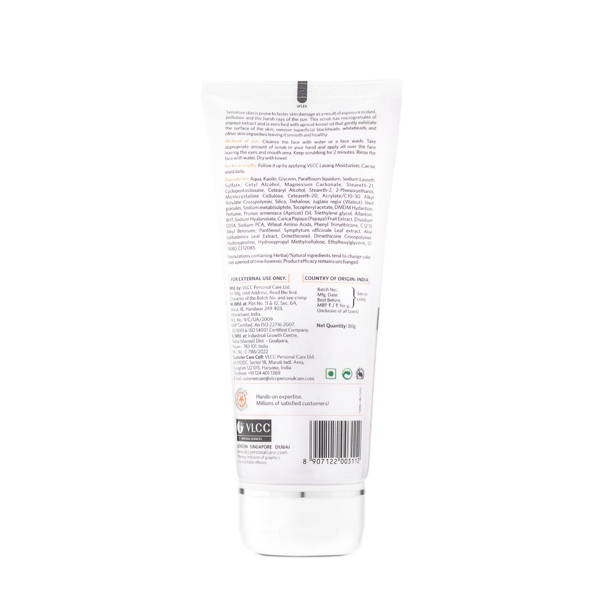 VLCC Papaya & Apricot Face Scrub (80 gm)