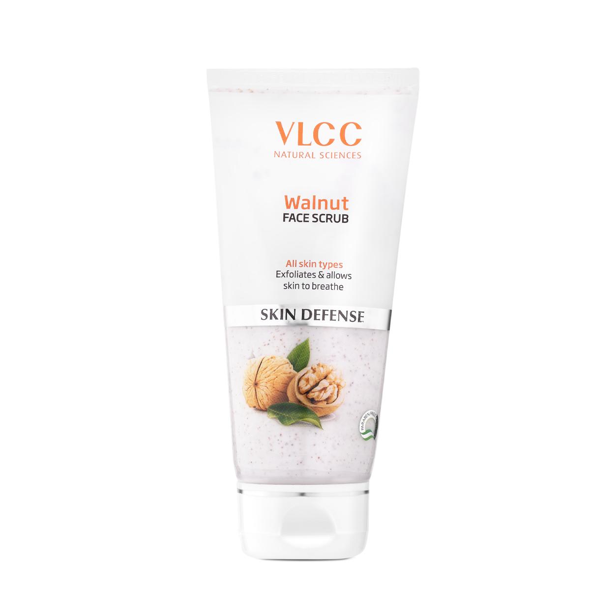 VLCC Walnut Face Scrub, Calming and Brightening Scrub (80 gm)
