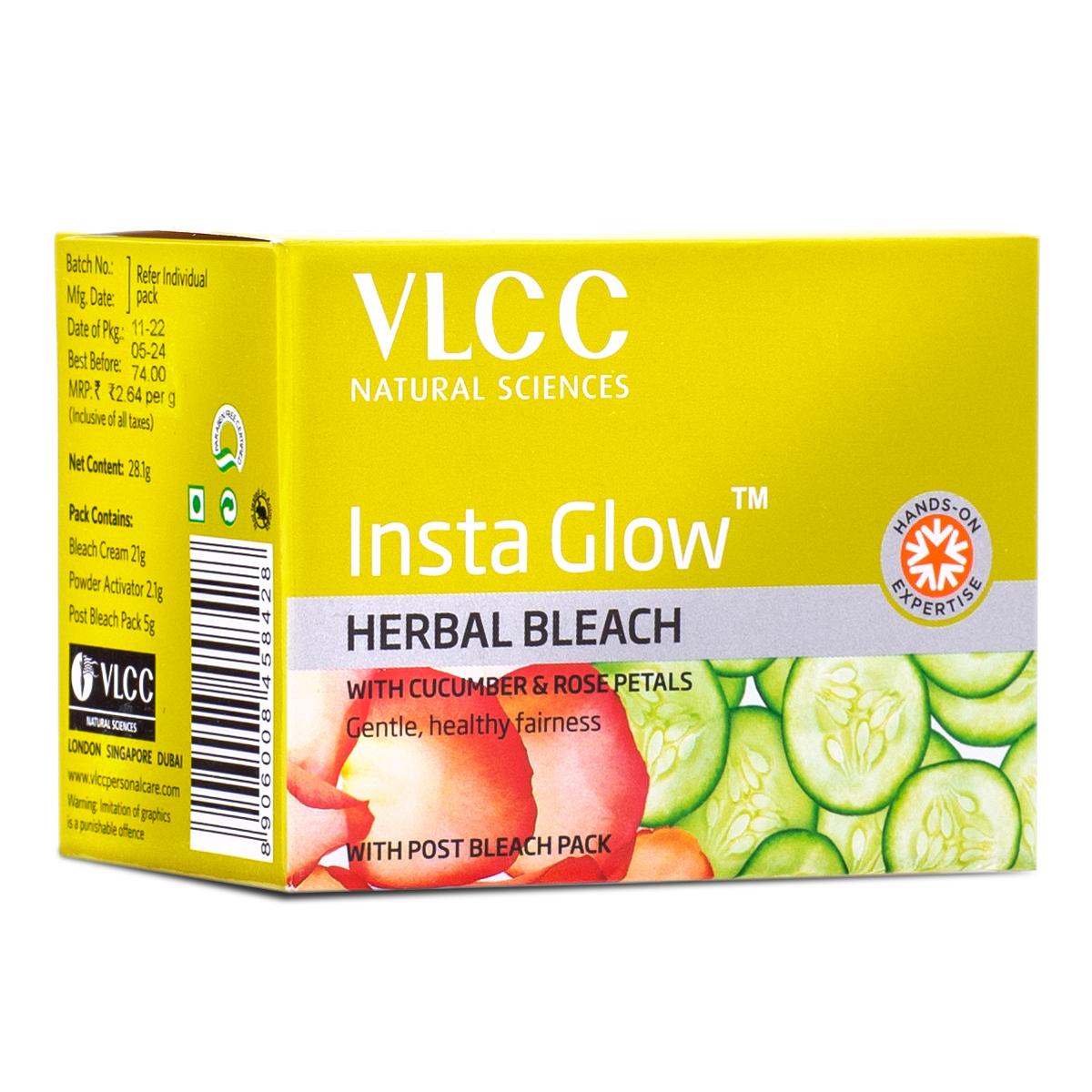 VLCC Insta Glow Herbal Bleach (27 gm)
