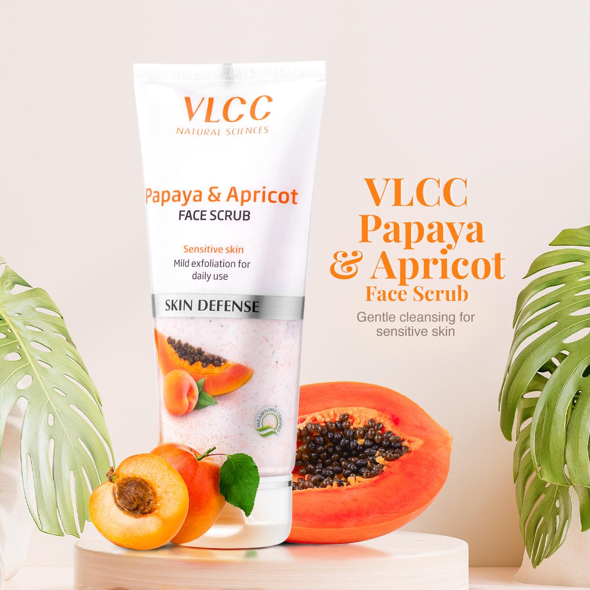 VLCC Papaya & Apricot Face Scrub (80 gm)