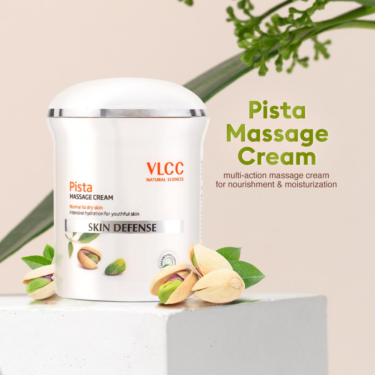 VLCC Pista Massage Cream - Normal to Dry Skin (50 gm)
