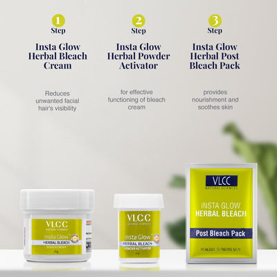 VLCC Insta Glow Herbal Bleach (27 gm)