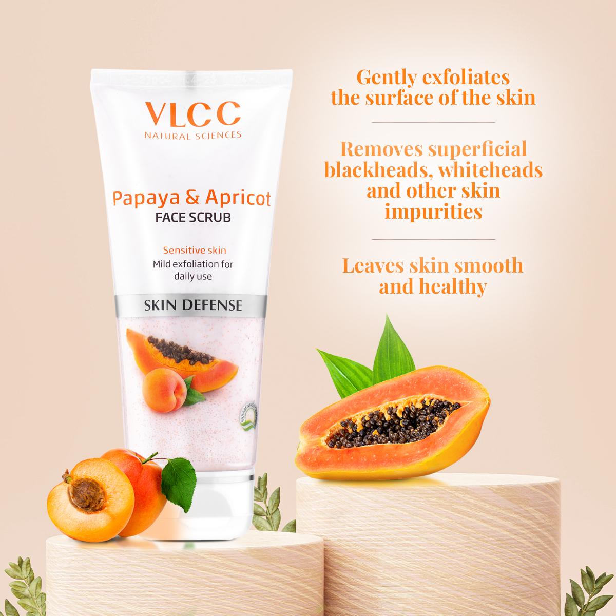 VLCC Papaya & Apricot Face Scrub (80 gm)