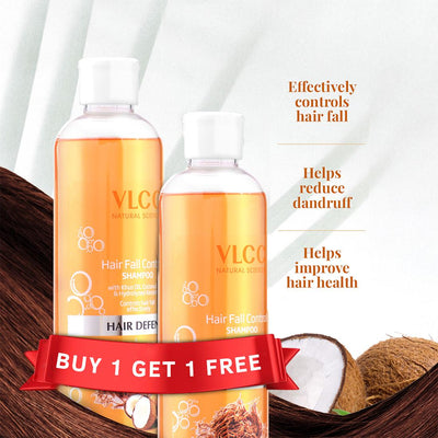VLCC Hair Fall Control Shampoo with (Buy 1, Get 1) (350 ml each)