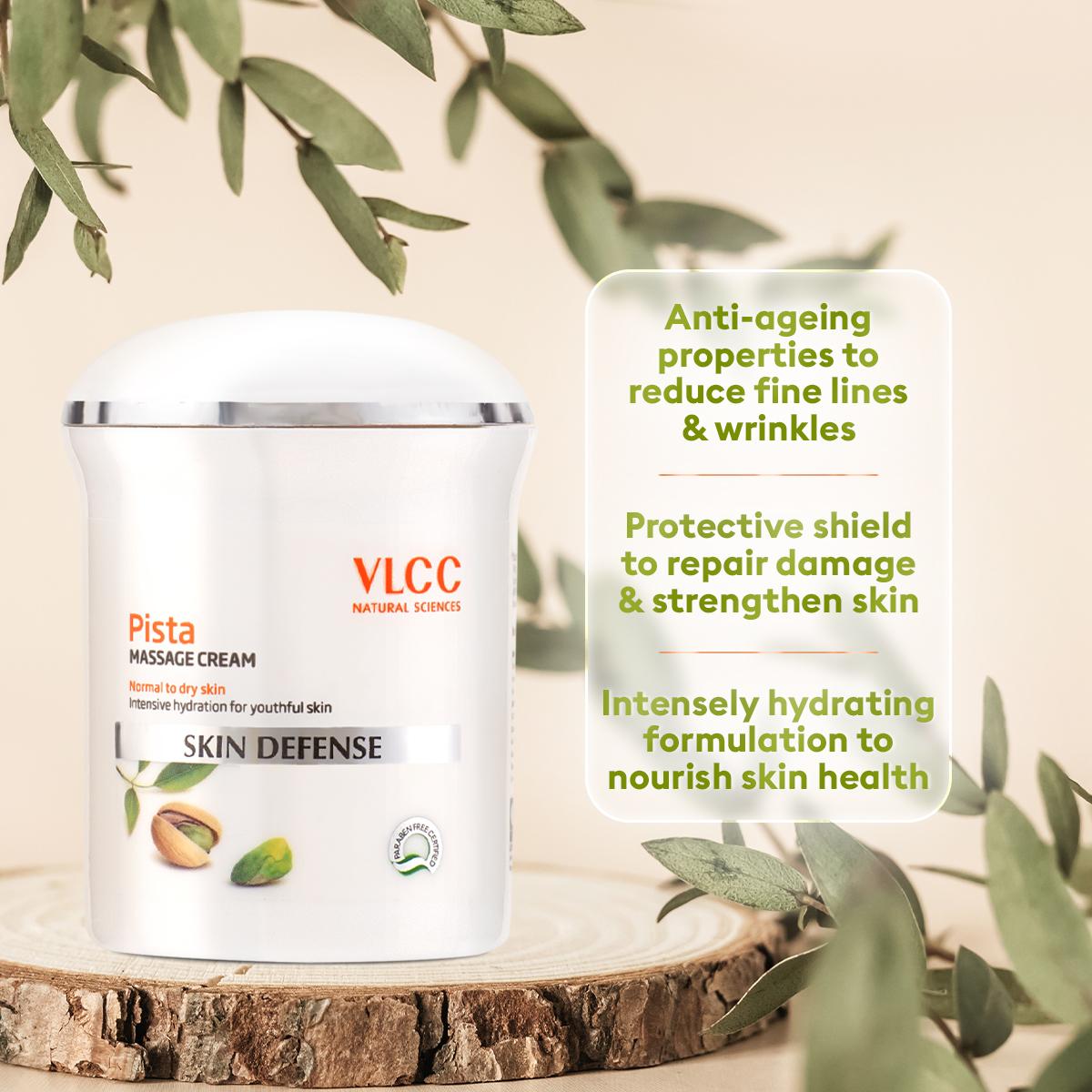 VLCC Pista Massage Cream - Normal to Dry Skin (50 gm)