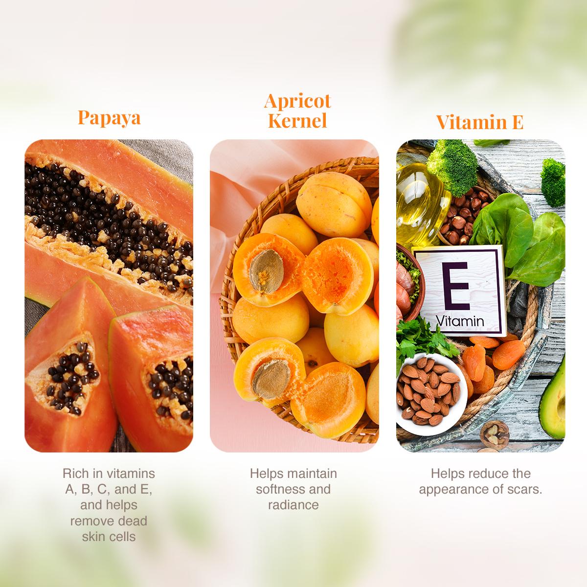 VLCC Papaya & Apricot Face Scrub (80 gm)