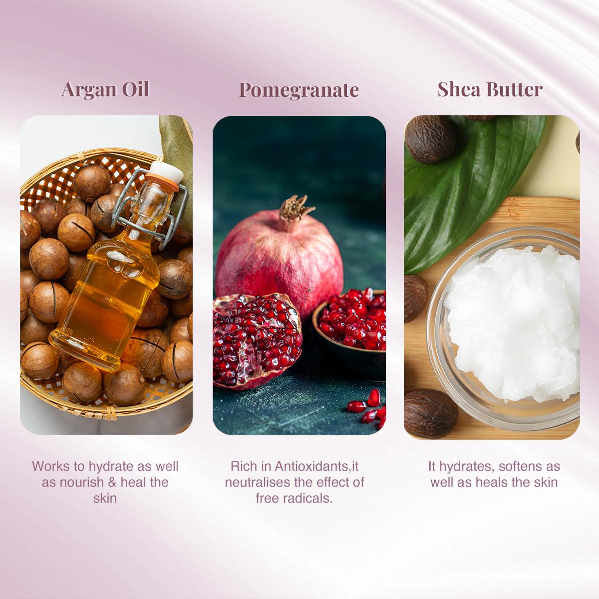 VLCC Active Fruits Damage Repair Body Lotion, Pomegranate + Argan Oil + SPF 30 + Shea Butter (400 ml)