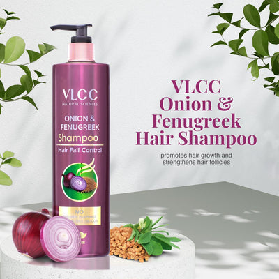VLCC Onion & Fenugreek Shampoo for Hair Fall Control (300 ml)