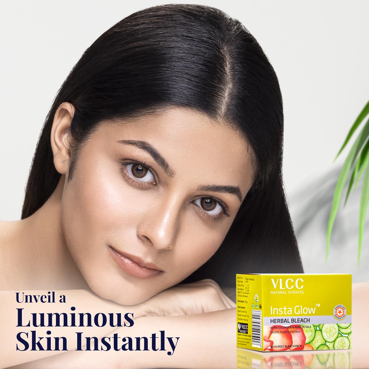 VLCC Insta Glow Herbal Bleach (27 gm)