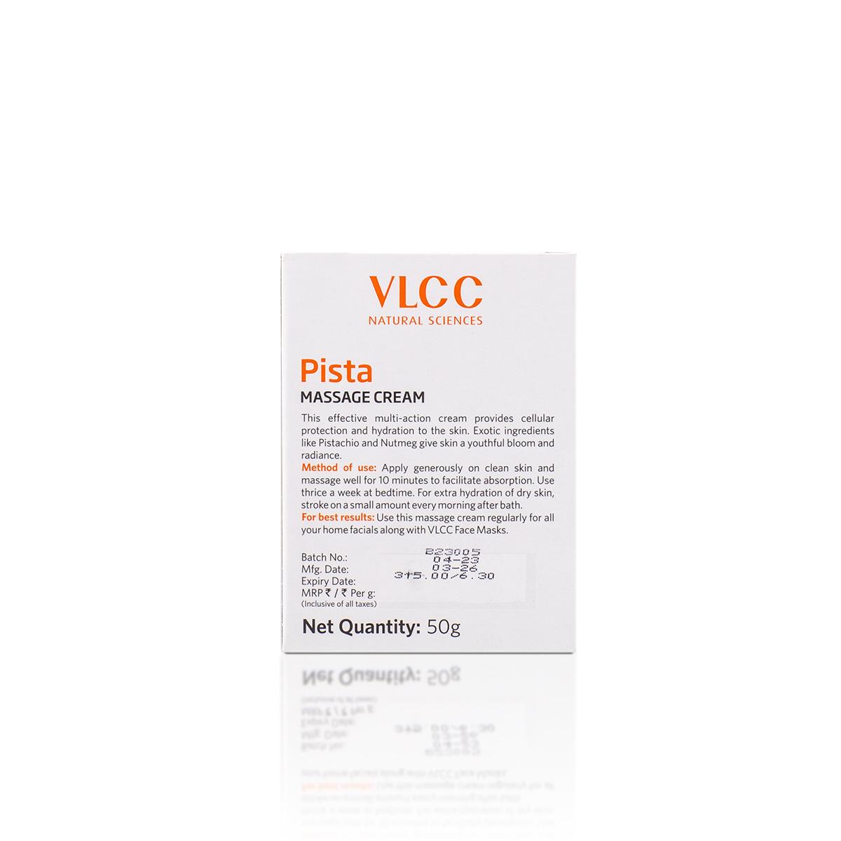 VLCC Pista Massage Cream - Normal to Dry Skin (50 gm)