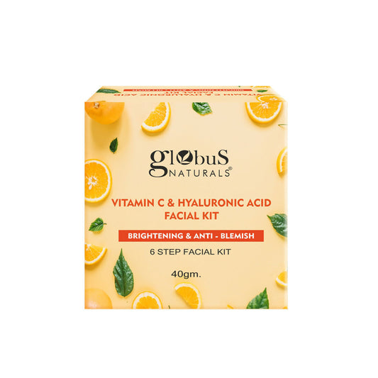 Globus Naturals Vitamin C & Hyaluronic Acid Facial Kit