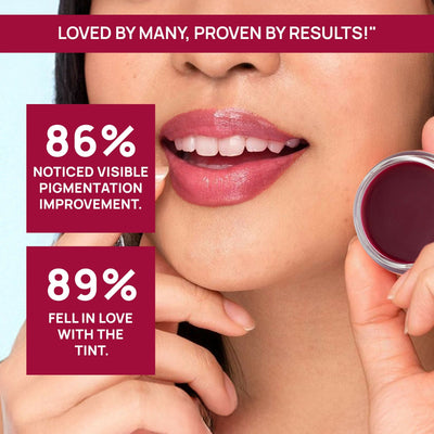 Good Vibes Beetroot Plumping Lip Balm - Reduces Pigmentation, Perfectly Tinted Lips